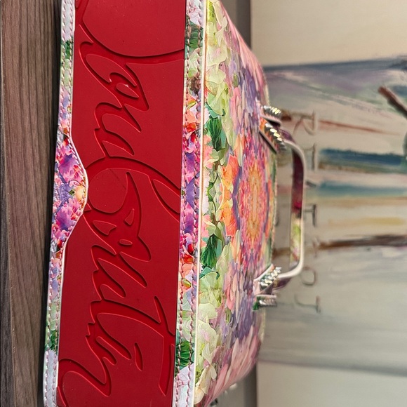 Floral Christian Louboutin Two Way Bag - Picture 3 of 5